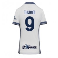 Camiseta Inter Milan Marcus Thuram #9 Visitante Equipación para mujer 2024-25 manga corta